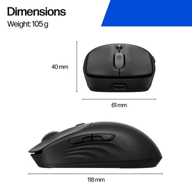 HP 705 Rechargeable Wireless Mouse United States / Canada English, image 8