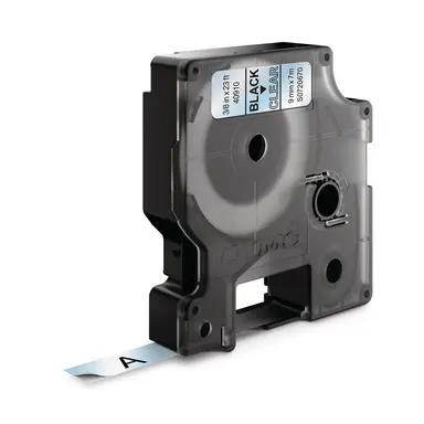 Dymo Labelmanager D1 Tape 9MMX7M 3/8X23 BK/CLR Global, image 6