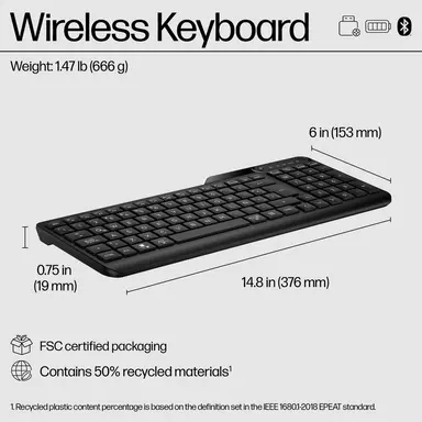 HP Sbuy 475 Dual-Mode WL KBD U.S. English Localization, image 6