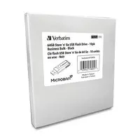 Verbatim Americas 64GB Store N Go USB Flash DRIVE-10PK Business Bulk-Black., image 8