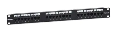 Intellinet Cat6 24-Port Patch Panel with Leds, 1U, image 6