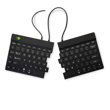 R-Go Ergonomic Keyboard, Split Keyboard with Break Light, Qwerty (US), Black, WI, image 7