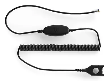 Epos USA Bottom Cable Easy Disconnect to Modular Plug Coiled Cable, Can Be Used for Direc