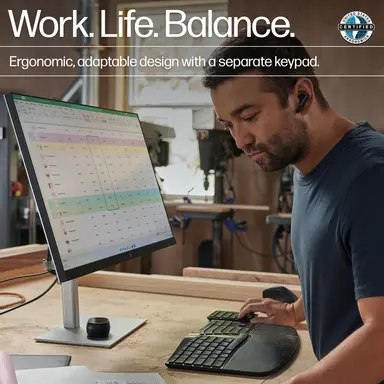 HP Sbuy 965 BLK Ergonomic WL KBD U.S. English Localization, image 6