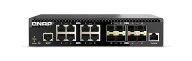 QNAP Half-Rackmount Switch Layer 2 16-Port Managed Switch, 8