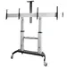STARTECH.COM Heavy Duty Dual Screen Rolling TV Stand for 37-60IN VESA Displays (110LB/EACH), image 5
