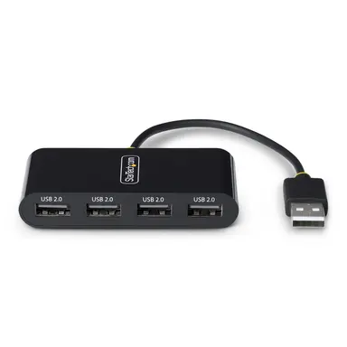 StarTech.com 4-Port USB 2.0 Hub, USB Bus Powered, Small Travel Mini USB Hub, Multi-Port USB 2, image 7