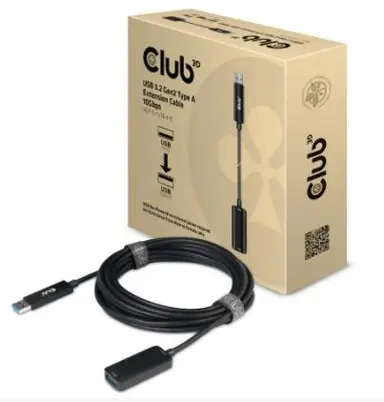 Club 3D B.V USB 3.2 GEN2 Type a Extension Cable, image 6