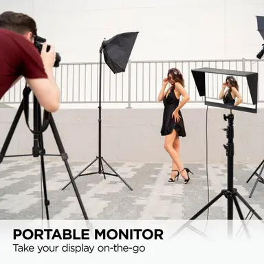 ViewSonic 15.6 in Portable 1080P OLED Monitor with 60W USB-C and Mini-HDMI, and Ergonomic, image 6
