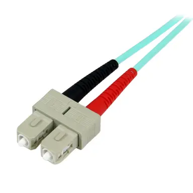 StarTech.com 10M (33 ft) OM3 Multimode LC/SC-UPC Fiber Cable; 1/10/40/100 Gbps Full Duplex; 50, image 6