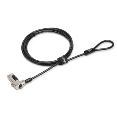 Kensington Computer Slim N17 Combination Laptop Lock for Wedge-Shaped Slots