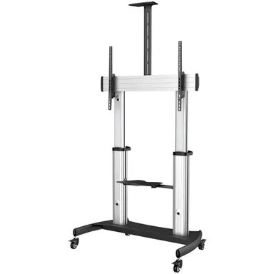 StarTech.com Heavy Duty Rolling Mobile TV Stand/Cart on Wheels for 60-100IN VESA Displays, image 4