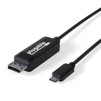 Plugable Technologies Plugable USB C to DisplayPort BI Directional Cable 6 Feet (1.8 m), up to 4K at 60, image 3