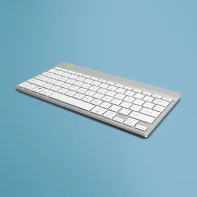 R-Go Compact Break Keyboard, Qwerty (US), Bluetooth, White