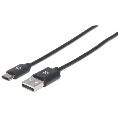 Manhattan - Strategic USB 2.0 Type-a Male to USB-C Male. Connects a USB-C Device to a HI-Speed USB Hub