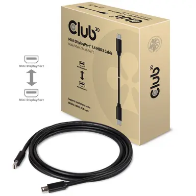 Club 3D B.V MDP1.4 - MDP1.4 M_M 2M/ 6.5 ft HBR3 Cable, image 6