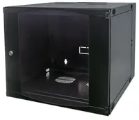 Intellinet 15U Double-Sectioned 19 in Wallmount Cabinet, Fully Assembled, Tempere, image 3