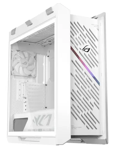 ASUS Rog Strix Helios II White Edition Eatx Mid-Tower Gaming PC Case with Dual