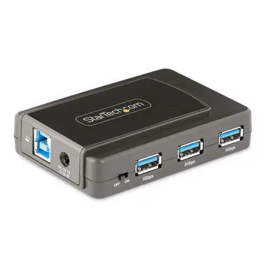 7-PORT USB Hub with On/Off Switch - USB 3.0 5GBPS - USB-A to 7X USB-A - Compact