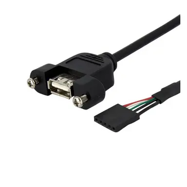 StarTech.com Connect a Panel Mount USB-a Port to Your Motherboard Header - USB Header to USB, image 4