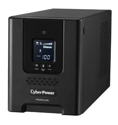 CyberPower Systems (USA) Pure Sinewave LCD Avr 5-20P Plug 7 Out (6) 5-20R (1) L5-30R 30A Tower 3-Year