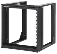 Intellinet 19 In. Wall Mount 2-Post Open Frame Network Rack, 9U, image 3