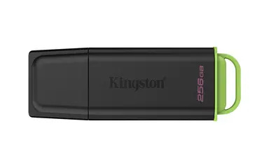 Kingston 256GB Portable USB 3.2 Gen 1 Datatraveler Exodia Black/Green