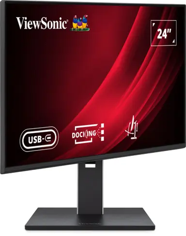 ViewSonic 24 1080P IPS Ergonomic Docking Monitor, 100W USB-C, RJ45, Daisy Chain, image 4