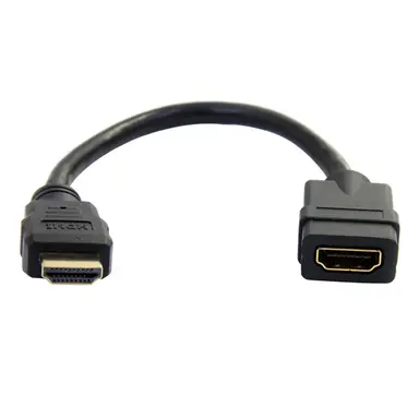 StarTech.com 6 in High Speed HDMI Port Saver Cable M/F - Ultra HD 4K X 2K HDMI Cable - HDMI PO, image 4
