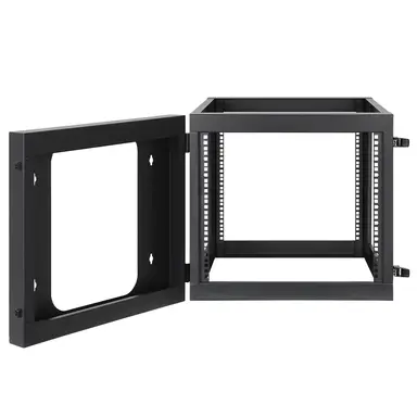 Intellinet 19 In. Wall Mount 4-Post Open Frame Network Rack, 9U