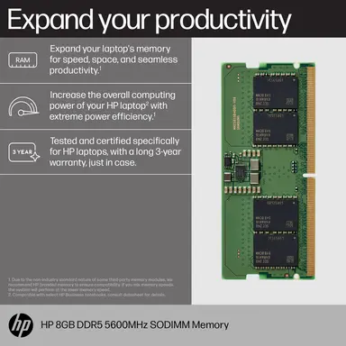 HP No New Orders Due to WW Supply Constraints Until 2027 - Sbuy 8GB (1X8GB) DDR5 56, image 3