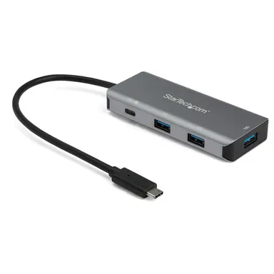StarTech.com Portable 4-Port USB-C Hub (USB 3.1/3.2 Gen 2 Superspeed 10GBPS) - USB-C Adapter