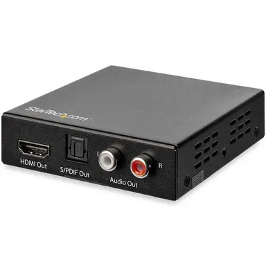 StarTech.com 4K HDMI Audio Extractor Separates Audio from HDMI Signal for Output to Digital O