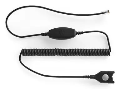Epos USA Bottom Cable, Easy Disconnect to Modular Plug, Coiled Cable, 01-Wire Configurati