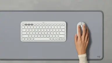 Logitech Pebble 2 Combo - Tonal White - Universal - US, image 7
