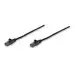 Intellinet Patch Cable Cat6 Black 0.5 ft Snagless Boot, image 4