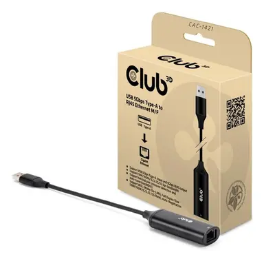 Club 3D B.V USB Type a to Ethernet 5GBPBS M-M, image 3
