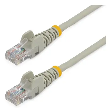 StarTech.com 1 ft Gray Cat5e Snagless Patch Cable