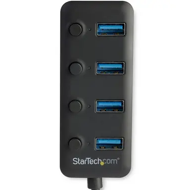 StarTech.com 4-Port USB 3.0 Hub with Individual Port Switches - 4X USB Type-a Ports - Supersp, image 7