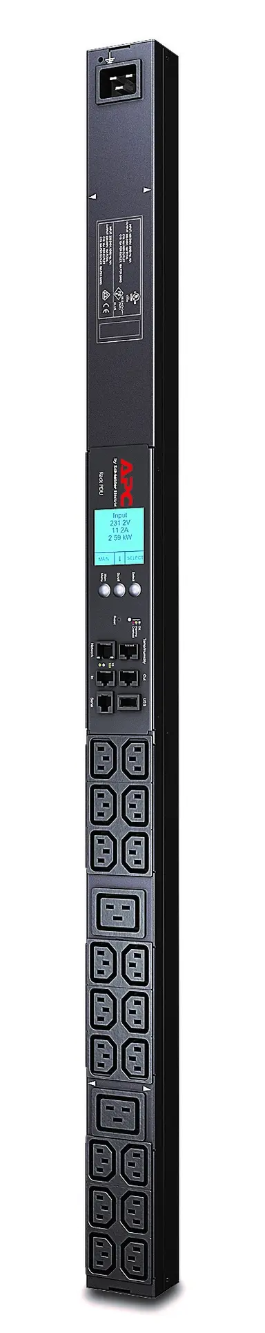APC by Schneider Electric Power Distribution Unit - Rack-Mountable - 200 V/208 V/230 V - 18 IEC 6
