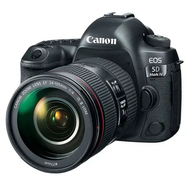 Canon USA Eos 5D Mark IV EF 24-105MM F/4L Is II Usm Lens Kit - 30.4MP - Cmos - F/4L - 24-1