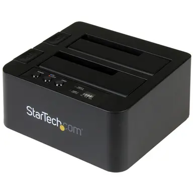 StarTech.com Dual Bay Hard Drive Duplicator Docking Station; External Backup / Recovery / Clo, image 4