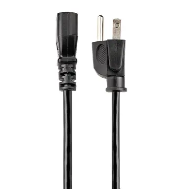 StarTech.com 3 ft (1M) 18AWG Flexible Computer Power Cord W/ NEMA 5-15P and IEC 60320 C13, image 6