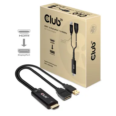 Club 3D B.V HDMI to DisplayPort 1.2 Active Adapter Which Transmits a HDMI Signal into a Disp, image 4