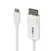 StarTech.com 6 ft (2M) USB-C to DisplayPort 1.2 Cable, Bidirectional, 4K 60HZ, White Video, image 5