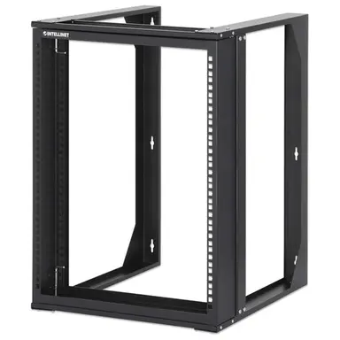 Intellinet 19 In. Wall Mount 2-Post Open Frame Network Rack, 12U, image 4