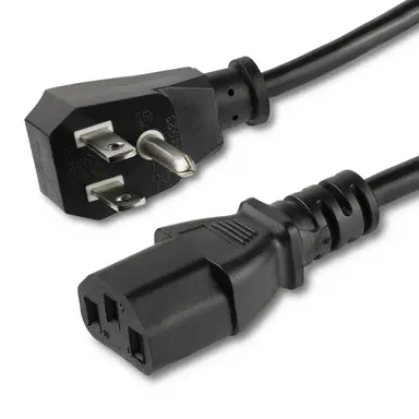 StarTech.com 10 ft (3M) 18AWG Flexible Computer Power Cord W/ Flat NEMA 5-15P and IEC 60320 C1