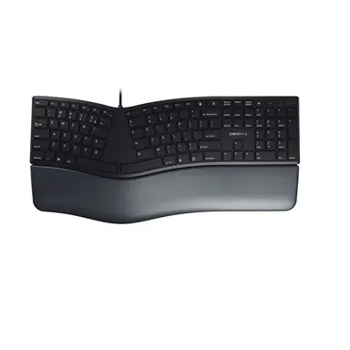 Cherry Americas Keyboard, Ergonomic, Black