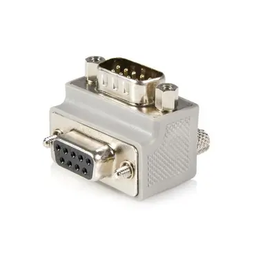 StarTech.com This Right Angle DB9 to DB9 Serial Cable Adapter Features a Right Angled DB9 Mal