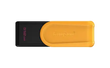 Kingston 512GB Portable USB 3.2 Gen 1 Datatraveler Exodia S (Black/Yellow), image 2